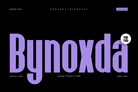 Bynoxda Font for Branding That Stands Tall