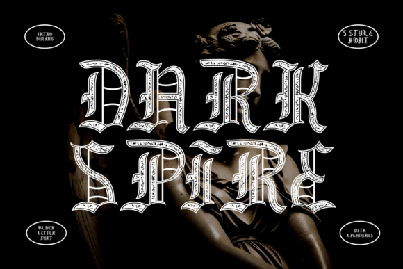 Dark Spire Font Review for Branding Projects