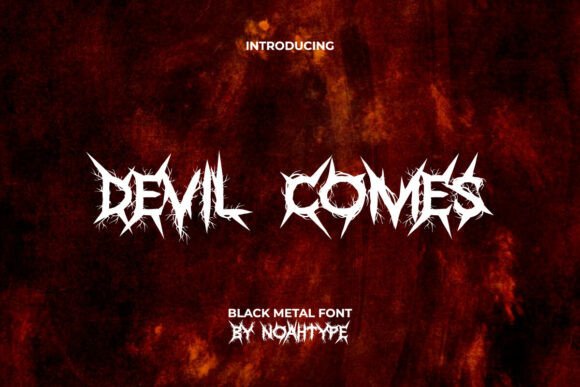 Devil Comes Font for Branding That Stands Out