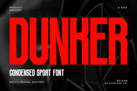 Dunker Font for Handmade Craft and Product Design