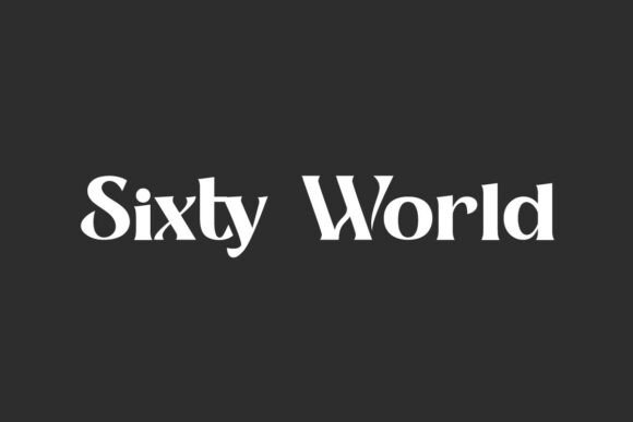 Enhance Your Brand with the Sixty World Font