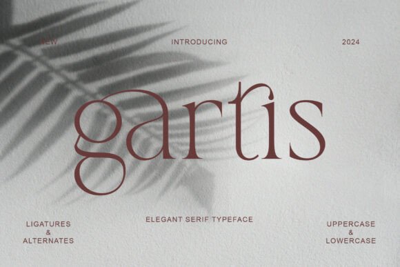 Gartis Serif Font for Modern Minimalist Campaigns