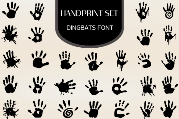 Handprint Set: A Dingbats Font for Editorial Elegance