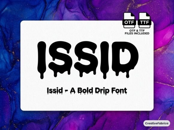 Issid: A Decorative Font for Creative Web Design