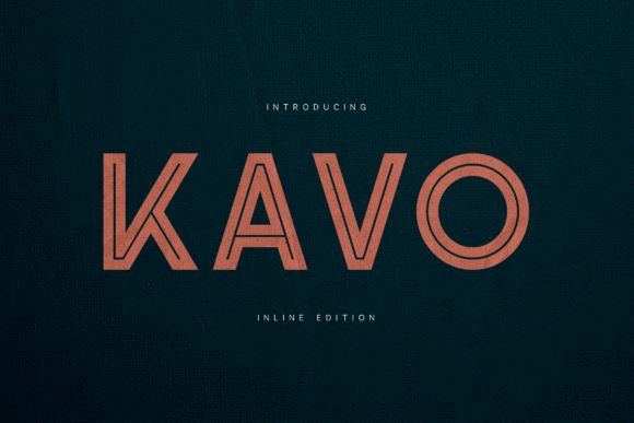 Kavo Inline: A Modern Sans Serif for Bold Branding