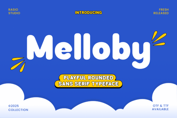 Melloby: A Playful Sans Serif for Digital Branding