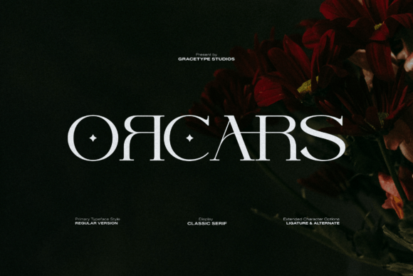 Orcars: A Celestial Serif Font for Luxurious Branding