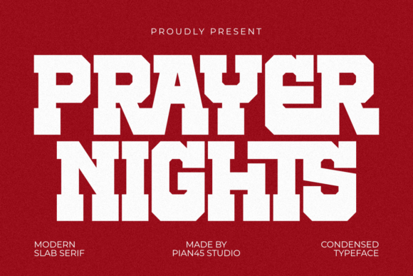Prayer Nights Font for Bold Digital Campaigns