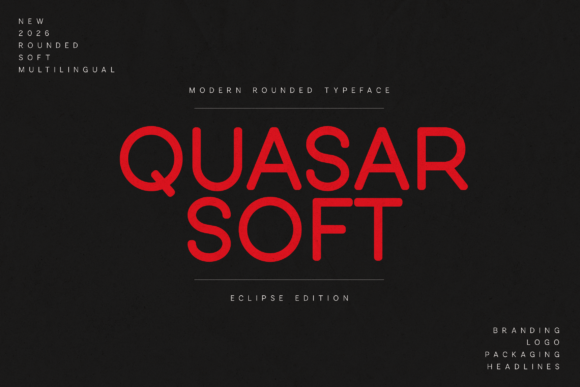 Quasar Soft: A Modern Font for Handmade Creations