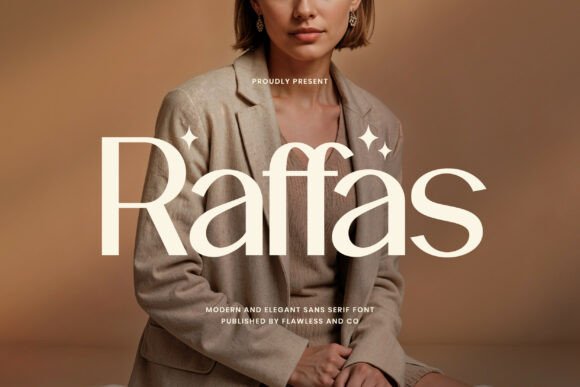 Raffas – A Modern Sans Serif Font for Craft Creations
