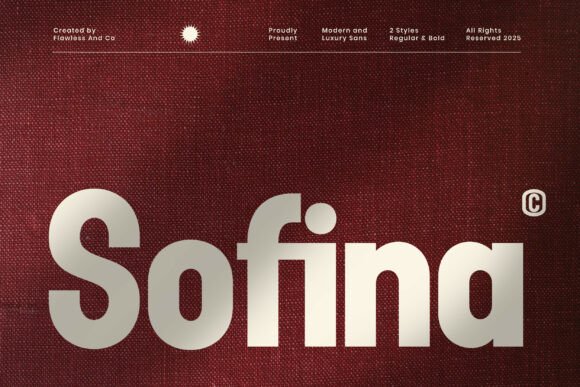 Sofina: A Modern Sans Serif Font for Professional Branding
