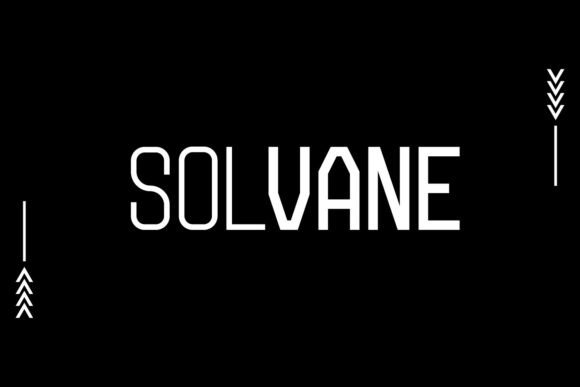 Solvane Font for Handmade Creations