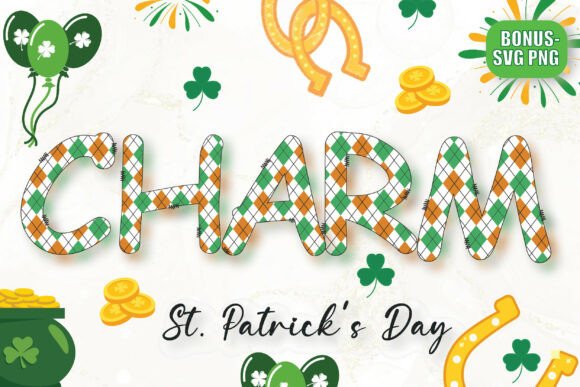 St Patrick's Day Charm Font for Festive Web Design