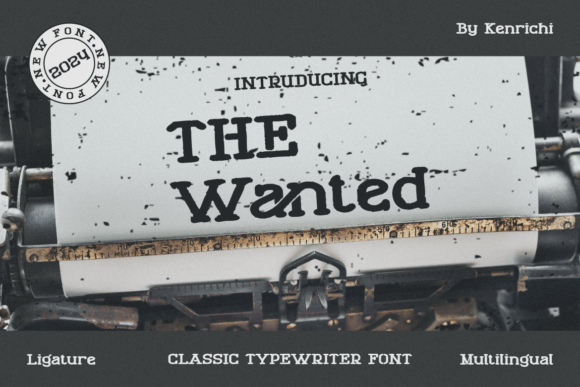The Wanted: A Gritty Slab Serif Font for Bold Campaigns