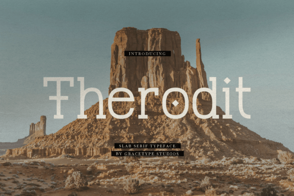 Therodit: A Rugged Typeface for Handmade Creations