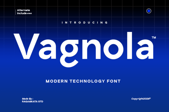Vagnola: A Modern Font for Digital Branding