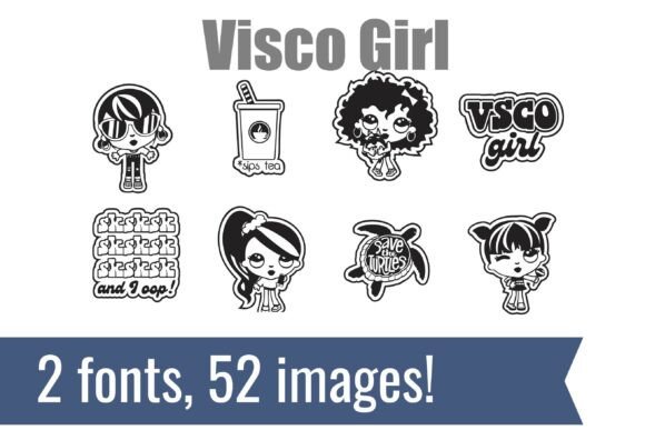 Visco Girl: A Trendy Typeface for Gen Z Visuals