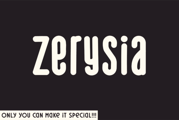 Zerysia: A Font That Elevates Your Brand's Visual Story
